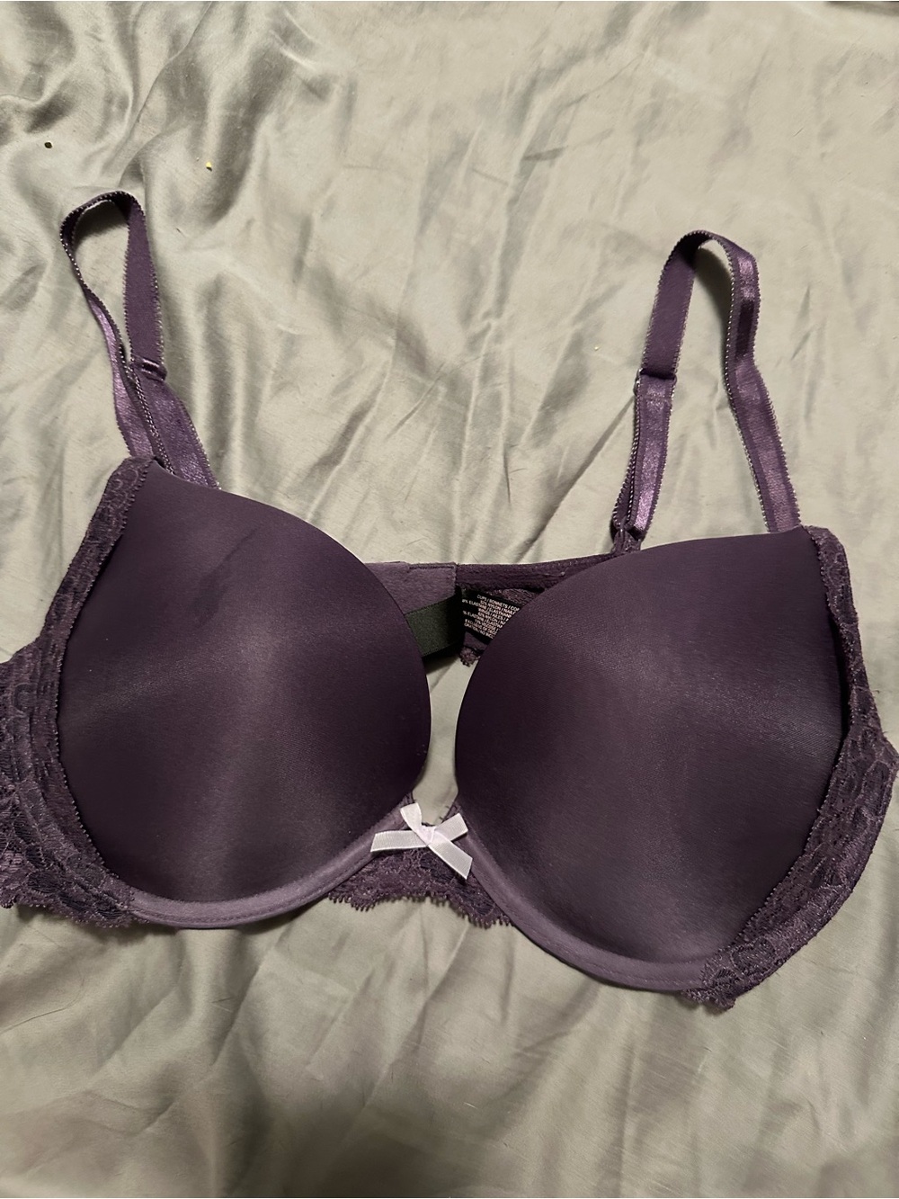 Victoria's Secret Deep Plum Lace-Trim Dream Angels